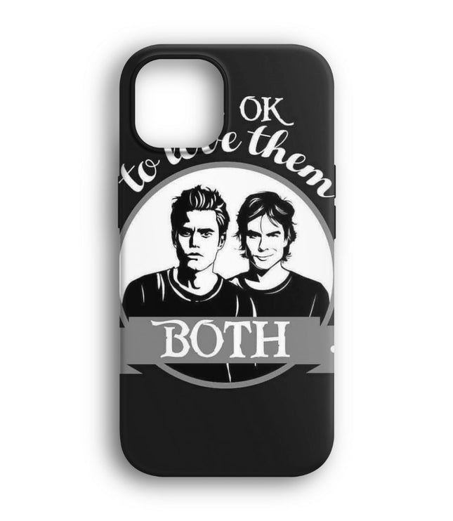 Vampire Diaries Love Both of Them Telefon Kılıfı