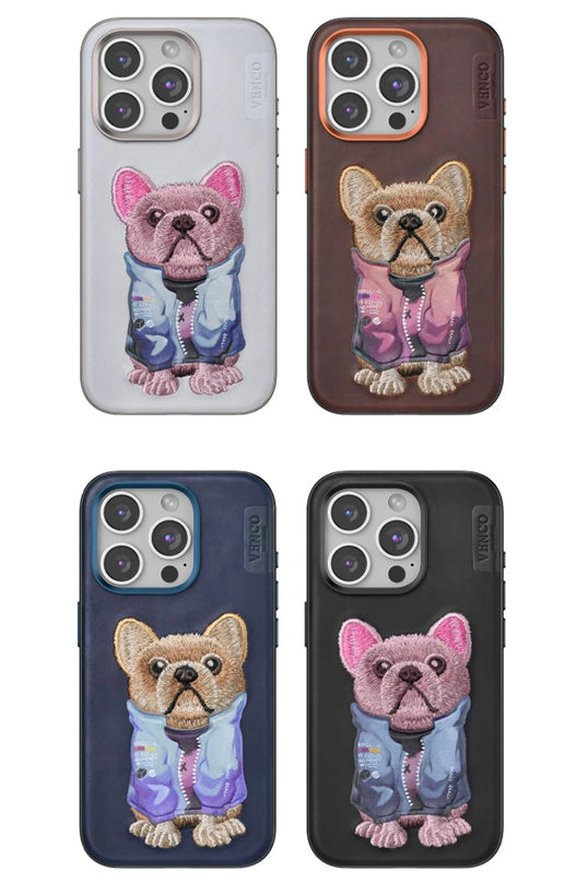 iPhone 15 Pro Max Cute Desenli Kapak Kılıf - Lacivert 3