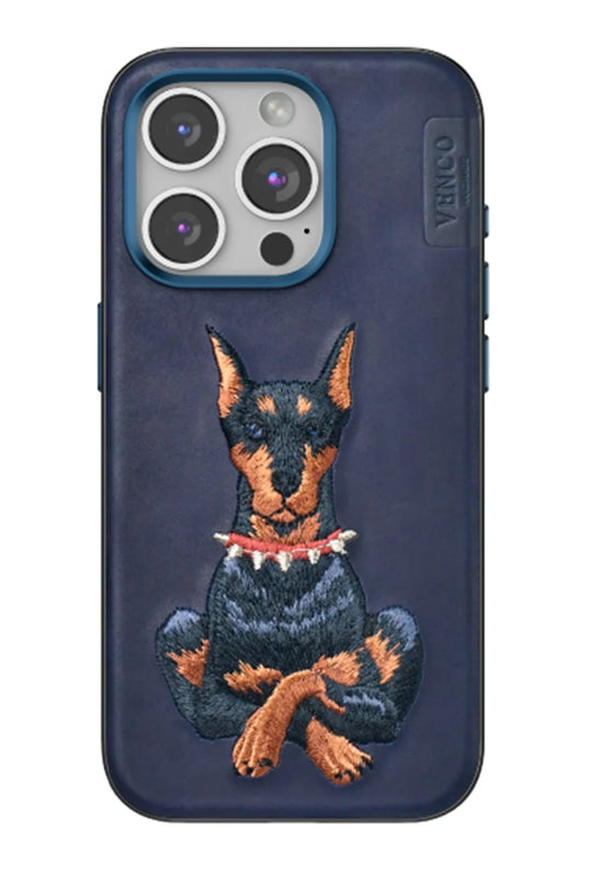 iPhone 15 Pro Max Perma Desenli Kapak Kılıf - Lacivert 2