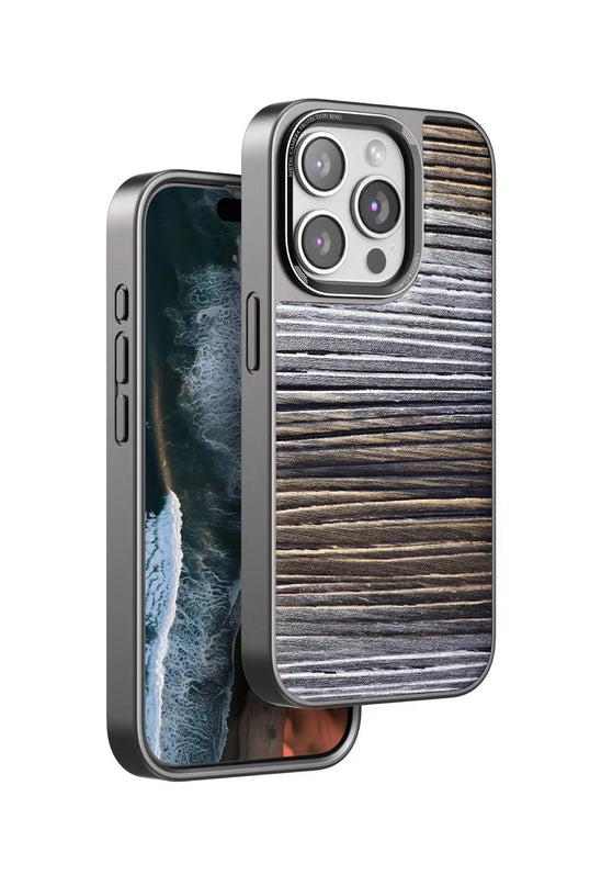iPhone 15 Pro Max Wave Kapak Kılıf - Sarı