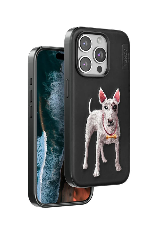 iPhone 15 Pro Perma Desenli Kapak Kılıf - Siyah 2