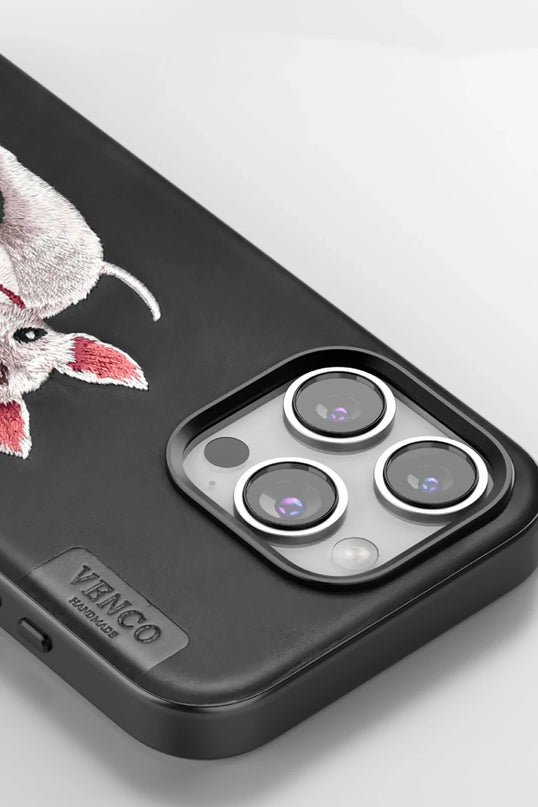 iPhone 16 Perma Desenli Kapak Kılıf - Kahverengi 2
