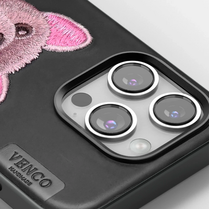 iPhone 16 Pro Cute Desenli Kapak Kılıf - Siyah 2