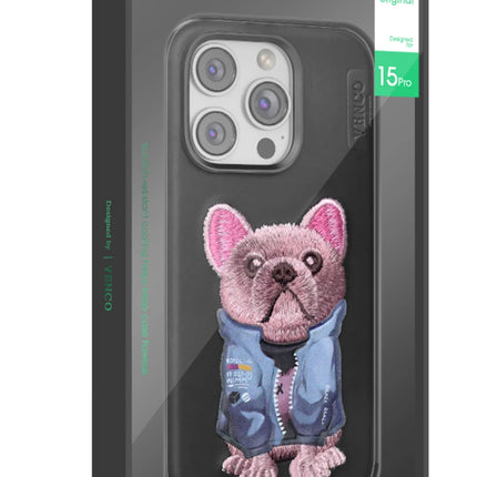 iPhone 16 Pro Max Cute Desenli Kapak Kılıf - Lacivert 3