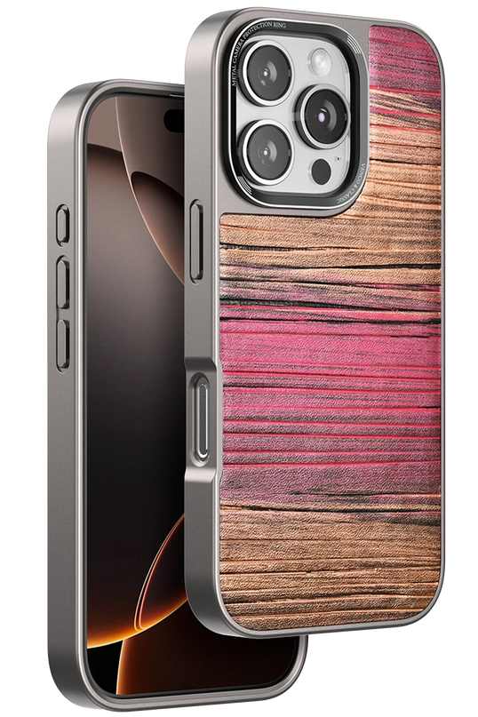 iPhone 16 Pro Max Wave Kapak Kılıf - Pembe