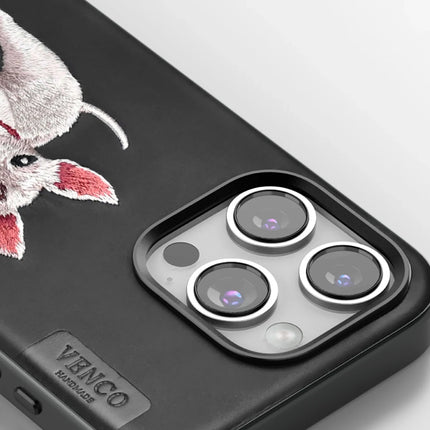 iPhone 16 Pro Perma Desenli Kapak Kılıf - Kahverengi 2