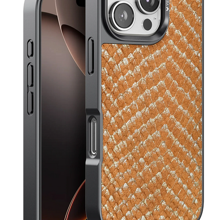 iPhone 16 Pro Viper Kapak Kılıf - Kahverengi