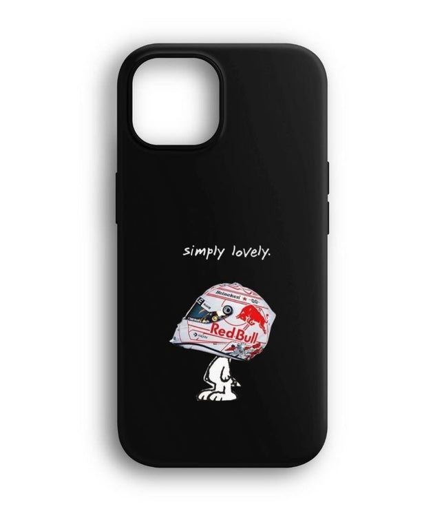 Verstappen Simply Lovely Siyah Telefon Kılıfı