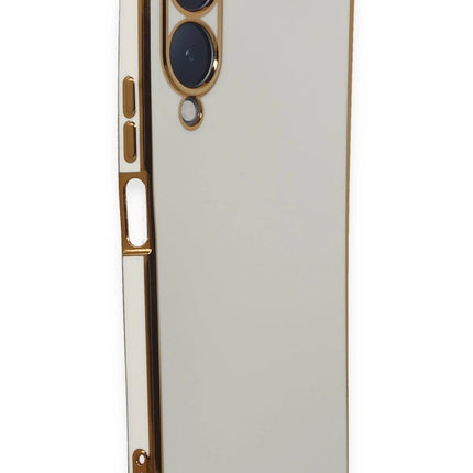 Vivo Y17S Volet Silikon Kılıf - Beyaz 2