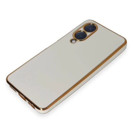 Vivo Y17S Volet Silikon Kılıf - Beyaz 4