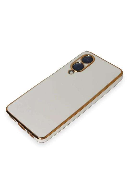 Vivo Y17S Volet Silikon Kılıf - Beyaz 4