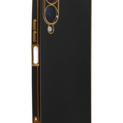 Vivo Y17S Volet Silikon Kılıf - Siyah 2