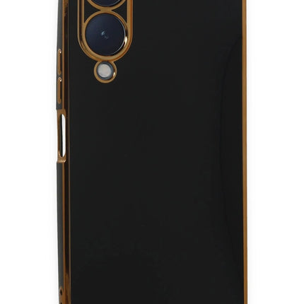 Vivo Y17S Volet Silikon Kılıf - Siyah