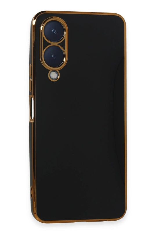 Vivo Y17S Volet Silikon Kılıf - Siyah