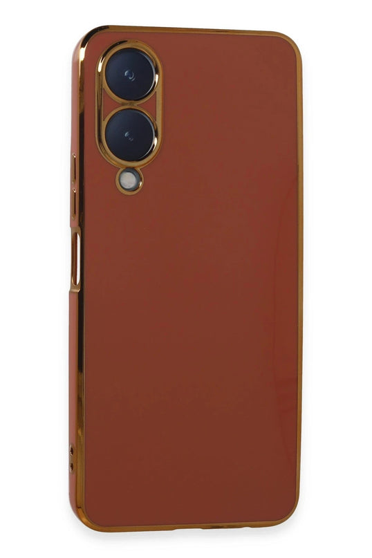 Vivo Y17S Volet Silikon Kılıf - Kırmızı