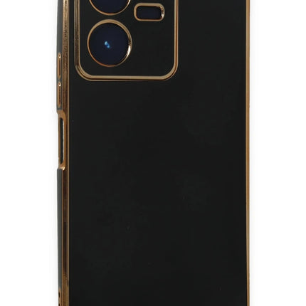 Vivo Y22 2022 Volet Silikon Kılıf - Siyah