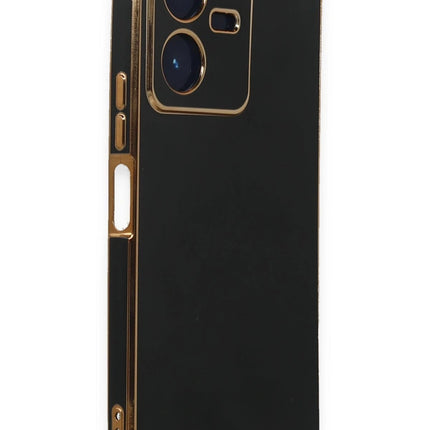 Vivo Y22 2022 Volet Silikon Kılıf - Siyah 2