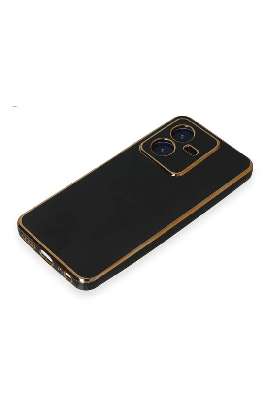Vivo Y22 2022 Volet Silikon Kılıf - Siyah 4