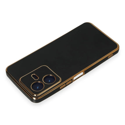 Vivo Y22 2022 Volet Silikon Kılıf - Siyah 3