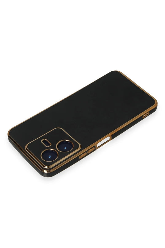 Vivo Y22 2022 Volet Silikon Kılıf - Siyah 3