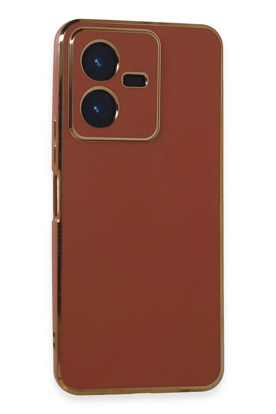 Vivo Y22 2022 Volet Silikon Kılıf - Kırmızı