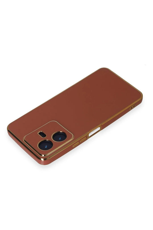 Vivo Y22 2022 Volet Silikon Kılıf - Kırmızı 3