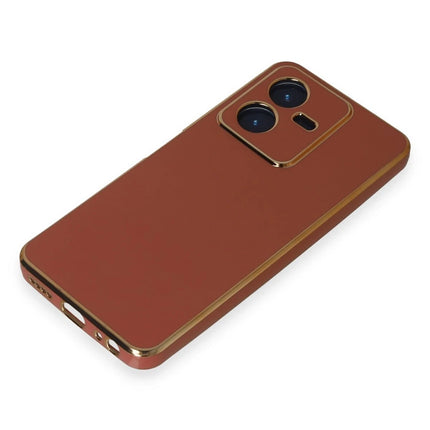 Vivo Y22 2022 Volet Silikon Kılıf - Kırmızı 4