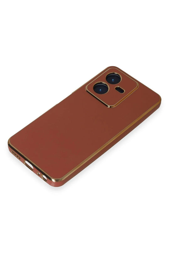 Vivo Y22 2022 Volet Silikon Kılıf - Kırmızı 4