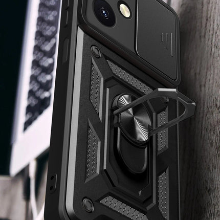 Vivo Y27 Pars Lens Yüzüklü Silikon Kılıf - Gold 3