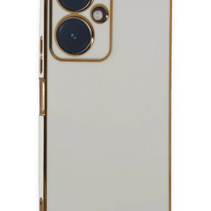 Vivo Y27 Volet Silikon Kılıf - Beyaz