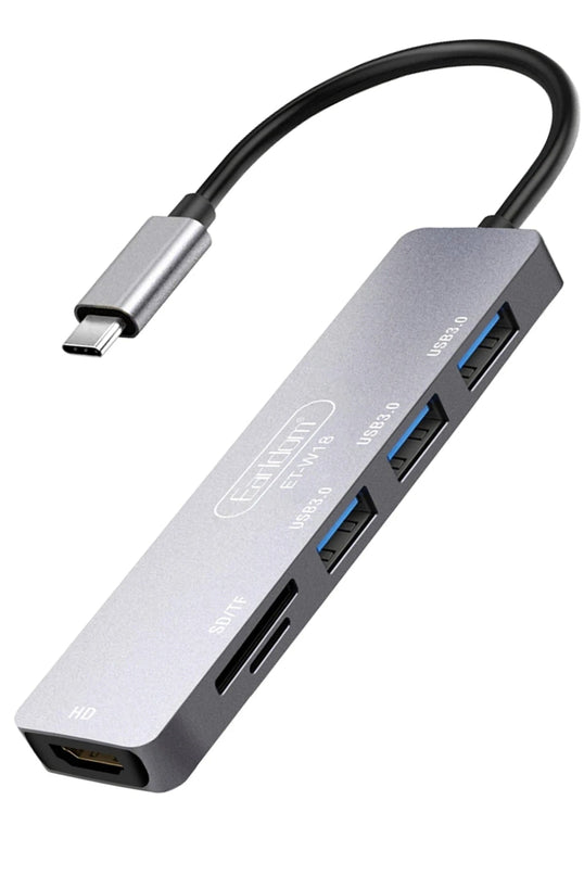 W18 6in1 4K Hub Dönüştürücü