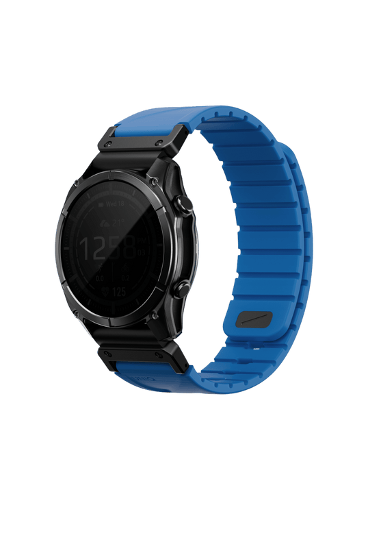 Watch 22mm Fluo Manyetik Kordon - Mavi 4
