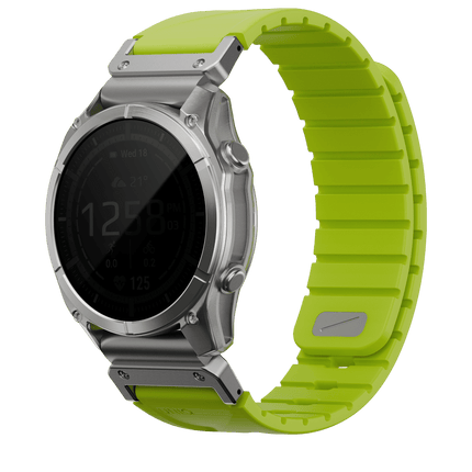 Watch 22mm Fluo Manyetik Kordon - Yeşil 4