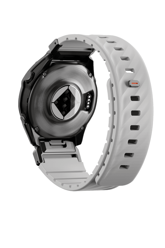 Watch 22mm Fluo Manyetik Kordon - Gri 5