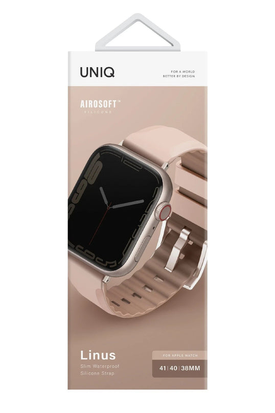 Watch 41mm Linus Airosoft Silikon Kordon - Pembe 3
