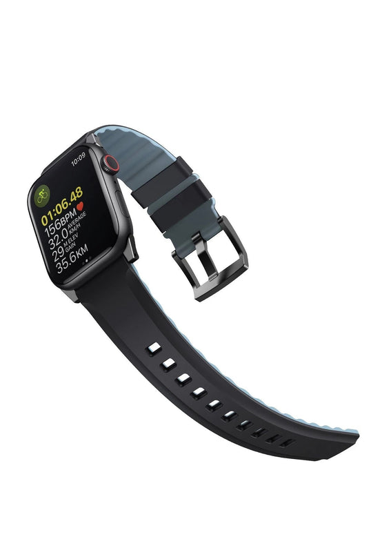 Watch 41mm Linus Airosoft Silikon Kordon - Siyah 2