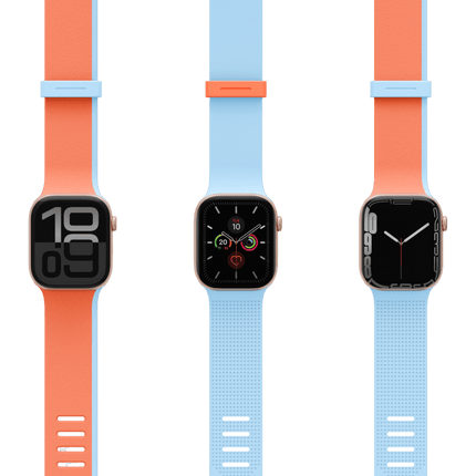 Watch 41mm Revix IV Reversible Manyetik Kordon - Turuncu-Açık Mavi 3