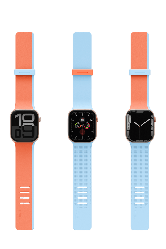 Watch 41mm Revix IV Reversible Manyetik Kordon - Turuncu-Açık Mavi 3