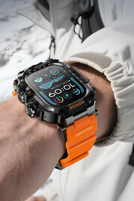 Watch 46mm Bassion Kasalı Kordon - Turuncu 4