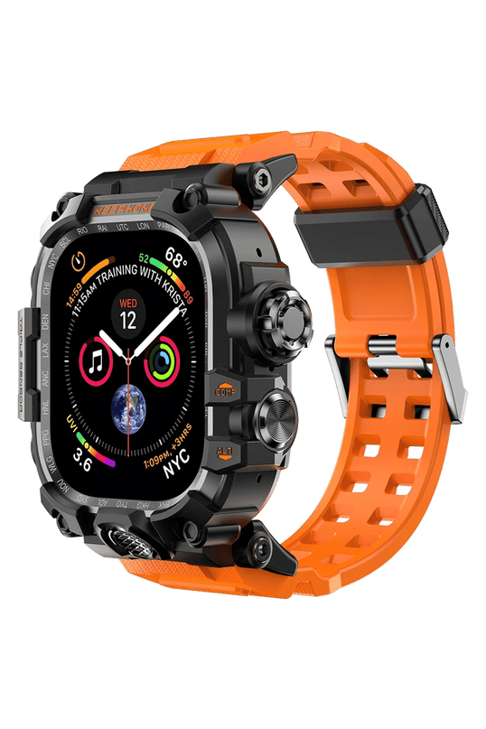 Watch 46mm Bassion Kasalı Kordon - Turuncu