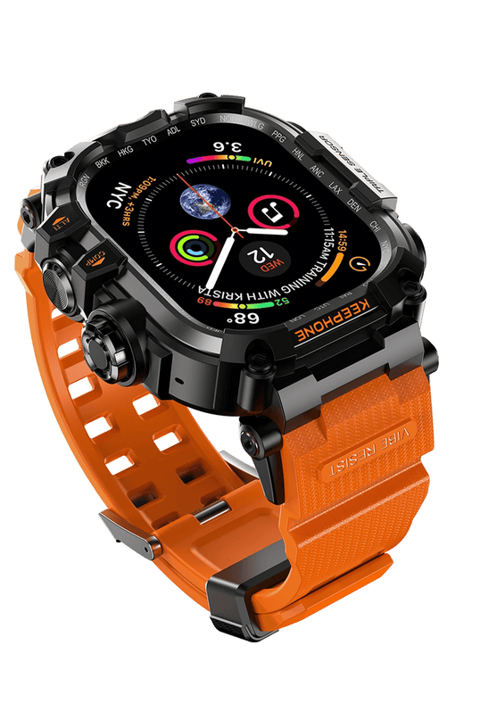 Watch 46mm Bassion Kasalı Kordon - Turuncu 3