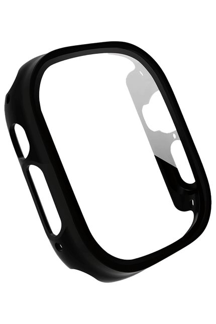 Watch Ultra 2 49mm Camlı Kasa Ekran Koruyucu - Siyah