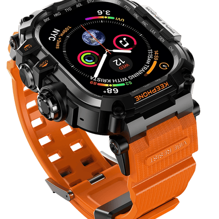 Watch Ultra 49mm Bassion Kasalı Kordon - Turuncu 3