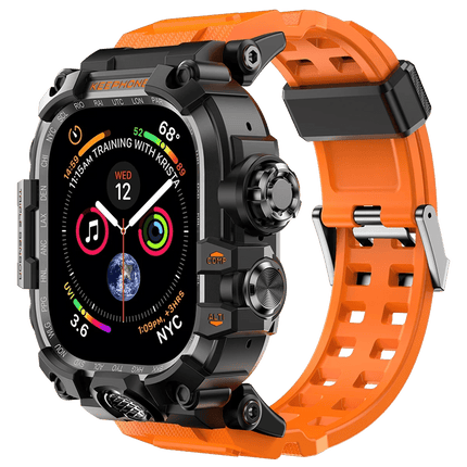 Watch Ultra 49mm Bassion Kasalı Kordon - Turuncu