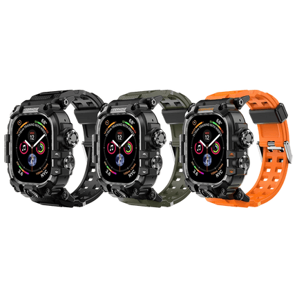 Watch Ultra 49mm Bassion Kasalı Kordon - Turuncu 2