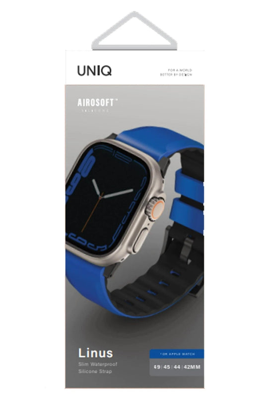 Watch Ultra 49mm Linus Airosoft Silikon Kordon - Mavi 3