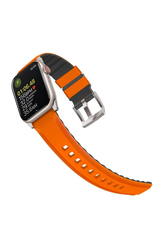 Watch Ultra 49mm Linus Airosoft Silikon Kordon - Turuncu 2