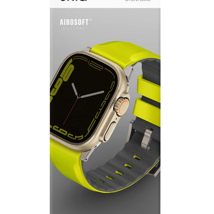Watch Ultra 49mm Linus Airosoft Silikon Kordon - Koyu Yeşil 3