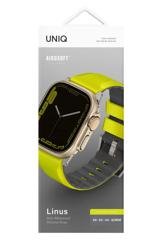 Watch Ultra 49mm Linus Airosoft Silikon Kordon - Koyu Yeşil 3