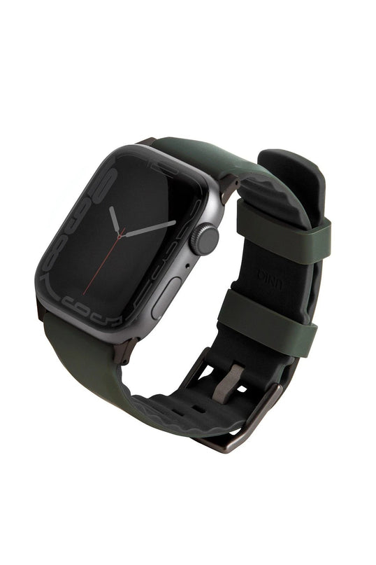 Watch Ultra 49mm Linus Airosoft Silikon Kordon - Koyu Yeşil